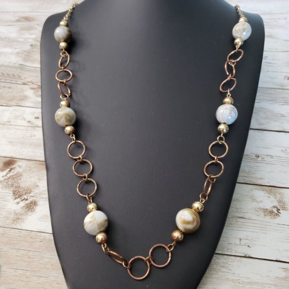 Vintage Necklace - Very Unusual Long Statement Necklace